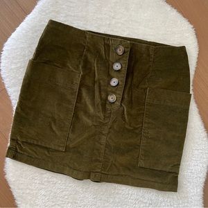 Army Green BDG Mini Skirt